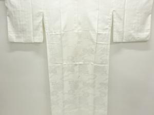 未使用品　菊模様織出し単衣長襦袢